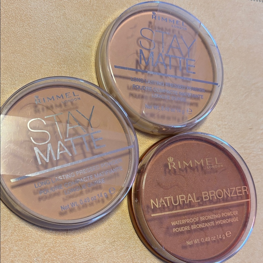 Rimmel London Pressed Powder Compact Bronzer Lot